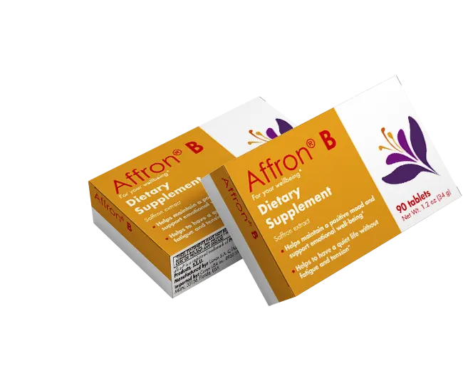 Affron b dietary supplement with saffron extract